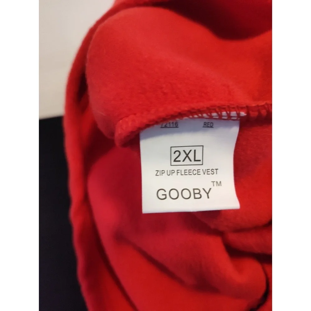 New With Tag‎ Gooby Fleece Dog Vest Size 2XL Red